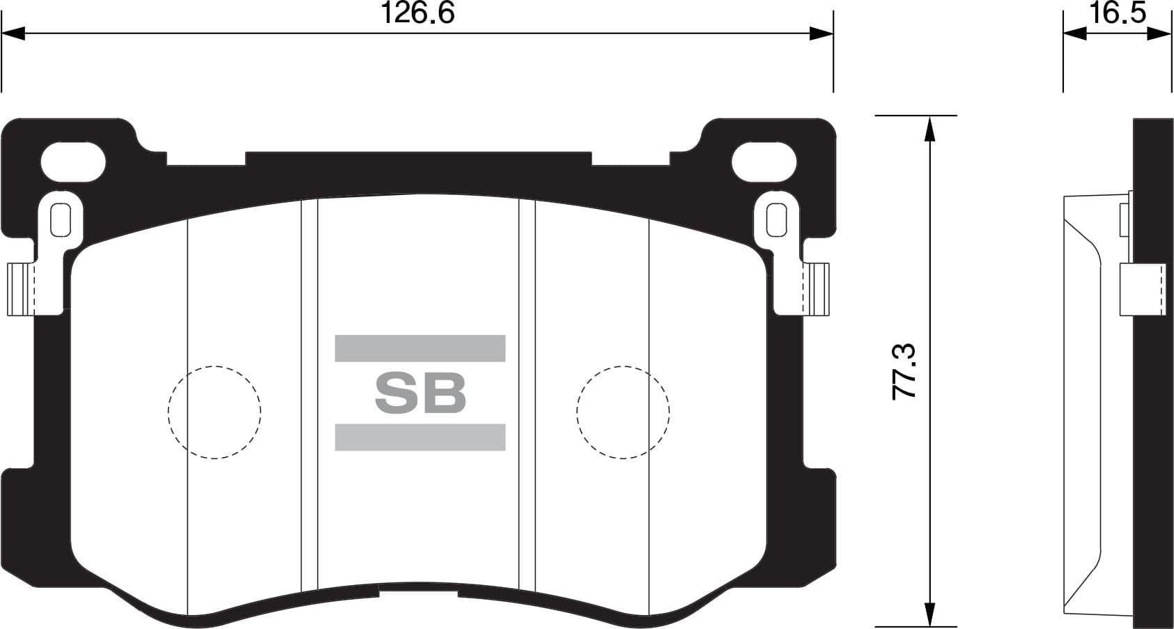 Колодки тормозные SANGSIN sp1547