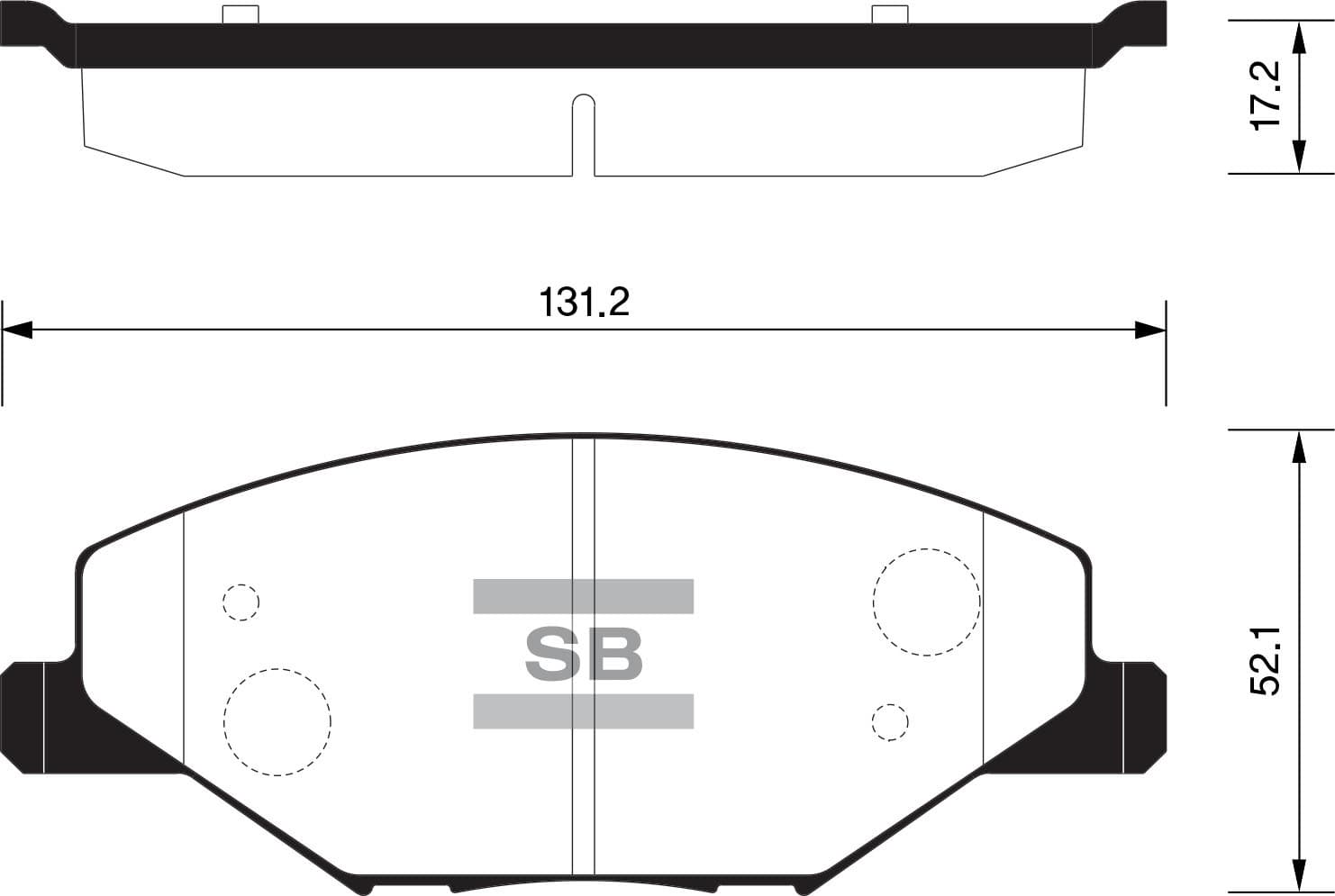 Колодки тормозные SANGSIN sp1595